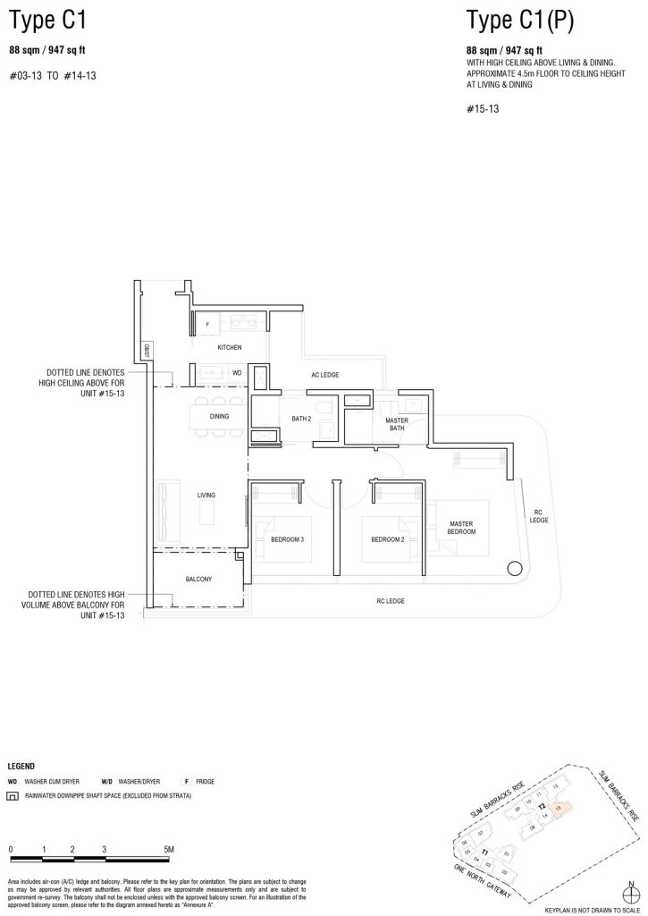 One-North-Eden-3-Bedroom-Type-C1-947sf
